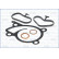 Packningssats, motorblock, miniatyr 4