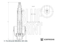 Lock, oljefilterhus Blue Print Solution