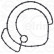 Packning, motor vevhusventilation 588.430 Elring, miniatyr 2