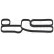Packning, oljekylare 576.170 Elring