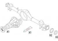 Packningssats, differential