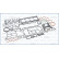 Komplett packningssats, motor, miniatyr 3