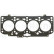 Packning, topplock 124.002 Elring, miniatyr 2