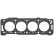 Packning, topplock 130.682 Elring, miniatyr 2