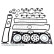 Packningssats, topplock ADT36239 Blue Print, miniatyr 2