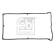 Packning, ventilkåpa 14399 FEBI, miniatyr 2