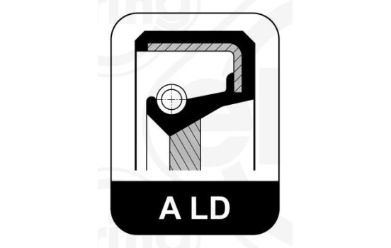 Oljetätningsring, kamaxel 393.880 Elring