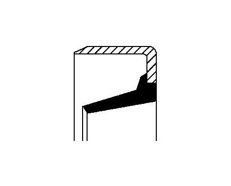 Oljetätningsring, differential