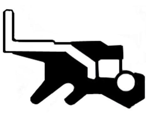Oljetätningsring, differential, bild 4