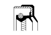 Oljetätningsring, differential