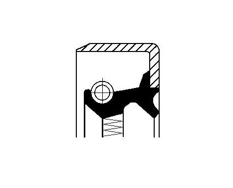 Oljetätningsring, manuell transmission