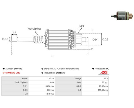 Ankare, starter, bild 2