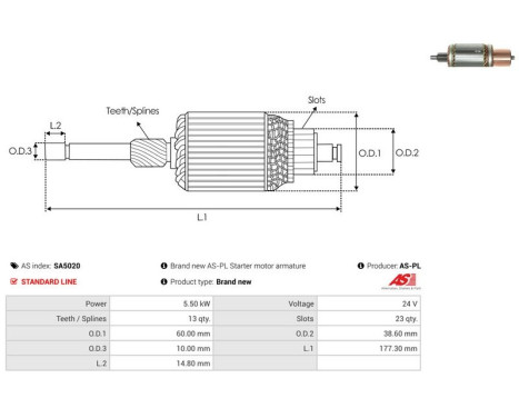 Ankare, starter, bild 2