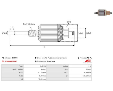 Ankare, starter, bild 2