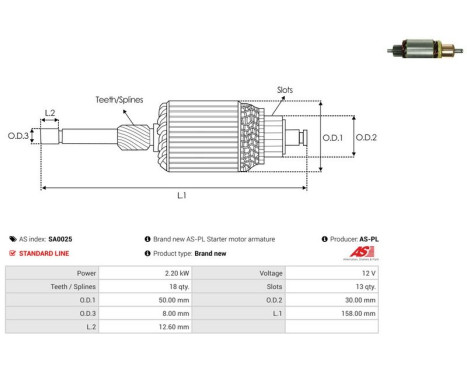 Ankare, starter, bild 2
