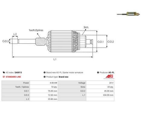 Ankare, starter, bild 2