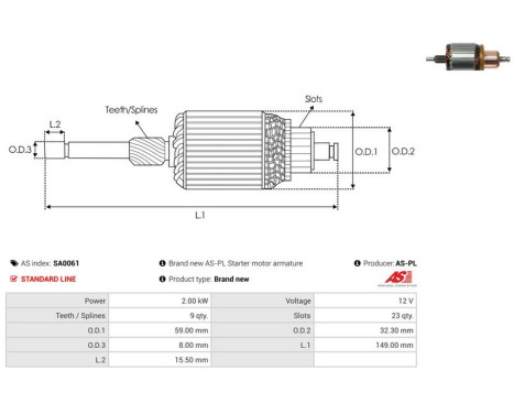 Ankare, starter, bild 2