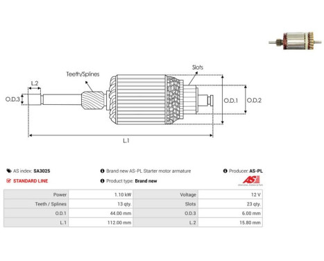 Ankare, starter, bild 2