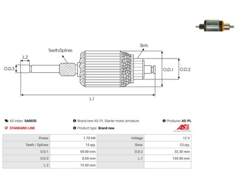 Ankare, starter, bild 2