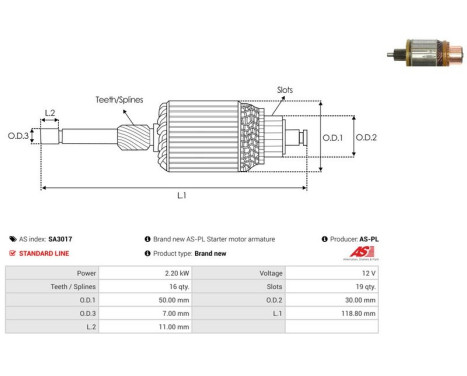 Ankare, starter, bild 2