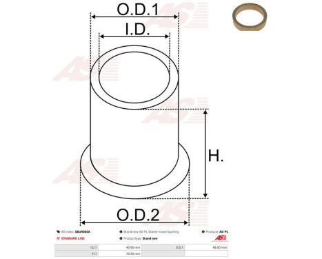 Bussning, startmotoraxel, bild 2