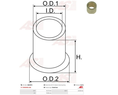 Bussning, startmotoraxel, bild 2