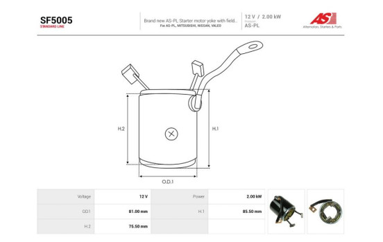 Exciterlindning, startmotor, bild 3