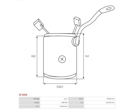 Exciterlindning, startmotor, bild 4