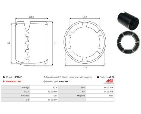 Exciterlindning, startmotor, bild 3