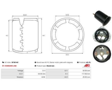 Exciterlindning, startmotor, bild 4