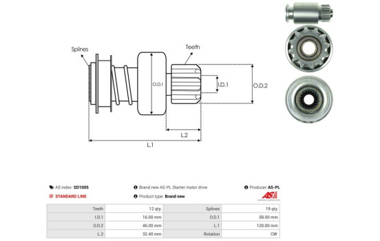 Frihjul, startmotor, bild 4