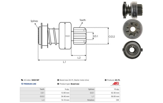 Frihjul, startmotor, bild 4