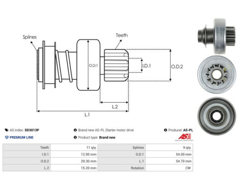 Frihjulsdrift, startmotor, bild 4