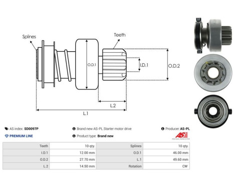 Frihjulsdrift, startmotor, bild 4