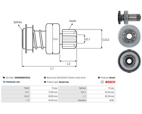 Frihjulsdrift, startmotor, bild 4