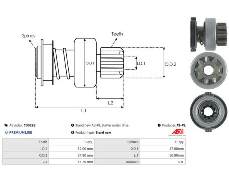 Frihjulsdrift, startmotor, bild 4