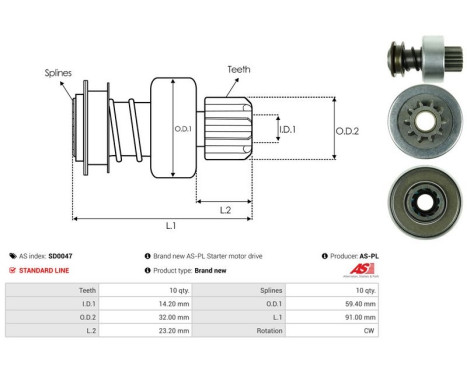 Frihjulsdrift, startmotor, bild 4