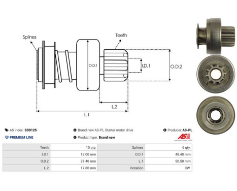 Frihjulsdrift, startmotor, bild 4