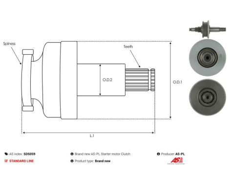 Frihjulsdrift, startmotor, bild 5