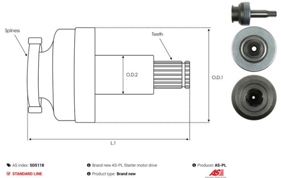 Frihjulsdrift, startmotor, bild 5
