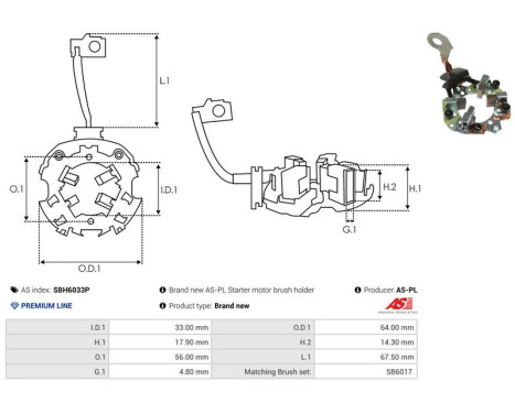 Hållare, kolborste, bild 2