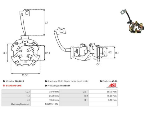 Hållare, kolborste, bild 2