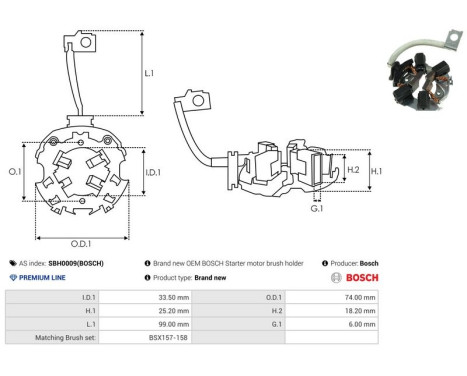 Hållare, kolborste, bild 2