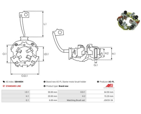 Hållare, kolborste, bild 2
