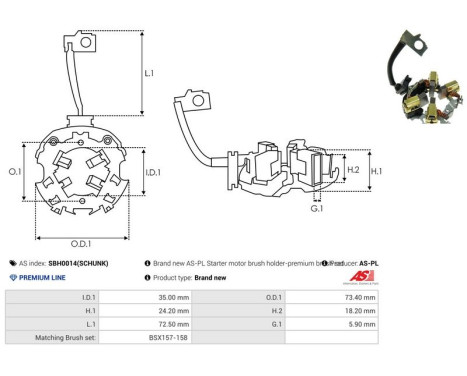 Hållare, kolborste, bild 2