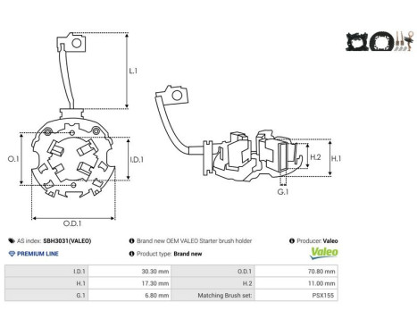 Hållare, kolborste, bild 2