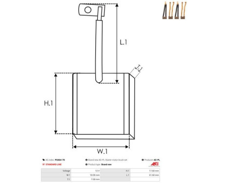 Kolborste, startmotor, bild 2