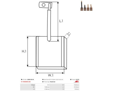 Kolborste, startmotor, bild 2