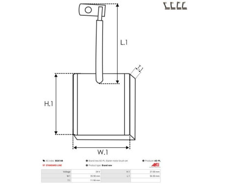Kolborste, startmotor, bild 2