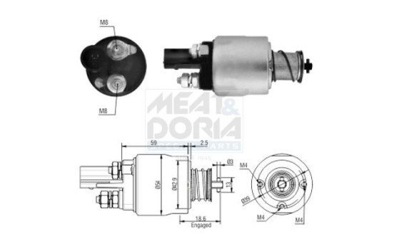 Kontaktor, startmotor